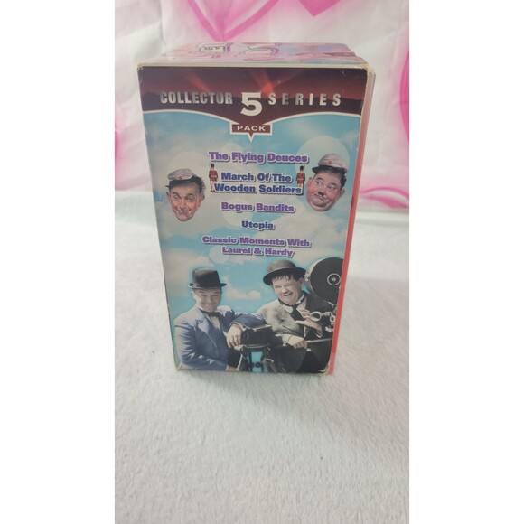 Laurel & Hardy Collector's Series 5-Pack VHS Box Set Goodtimes Home Video - Picture 4 of 9